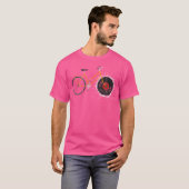 サイクリングミュージシャンバイクもしくは自転車に乗る人BMX自転車 Tシャツ (正面フル)
