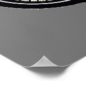 サイクリングメダリオンアートバイクサイクリストスポーツフィットネス ポスター (角)