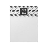 サイクリングモノグラムカスタムデザイン ノートパッド (回転)