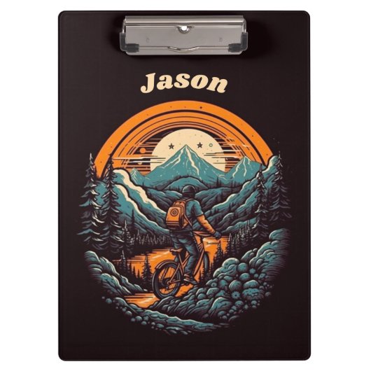 サイクリングライフ、カスタマイズ可能 クリップボード (正面)