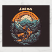 サイクリングライフ、カスタマイズ可能 ビールラベル (シングルラベル)