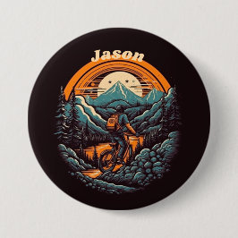 サイクリングライフ、カスタマイズ可能 缶バッジ