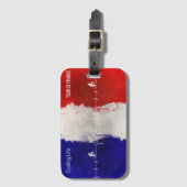 サイクリングライフ，ツアーデフランス ラゲッジタグ (正面縦)