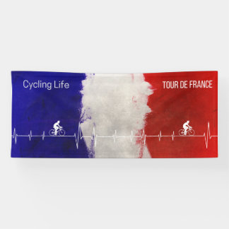 サイクリングライフ,ツアーデフランス 横断幕