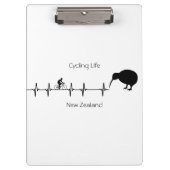 サイクリングライフ、ニュージーランドのカスタマイズ可能 クリップボード (正面)
