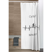 サイクリングライフ、ニュージーランドのカスタマイズ可能 シャワーカーテン