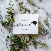 サイクリングライフ、ニュージーランドのカスタマイズ可能 シーズンポストカード