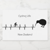 サイクリングライフ、ニュージーランドのカスタマイズ可能 フードラベル (シングルラベル)