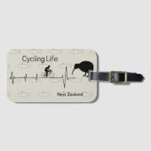 サイクリングライフ（ニュージーランド） ラゲッジタグ (正面横)