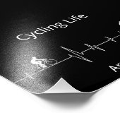 サイクリングライフ、ハートビートのカスタマイズ フォトプリント            (角)