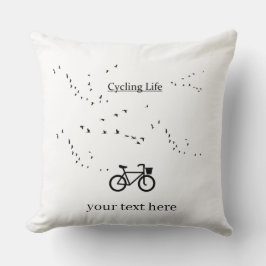 サイクリングライフ、鳥として自由にカスタマイズ可能 クッション