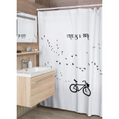 サイクリングライフ、鳥として自由にカスタマイズ可能 シャワーカーテン