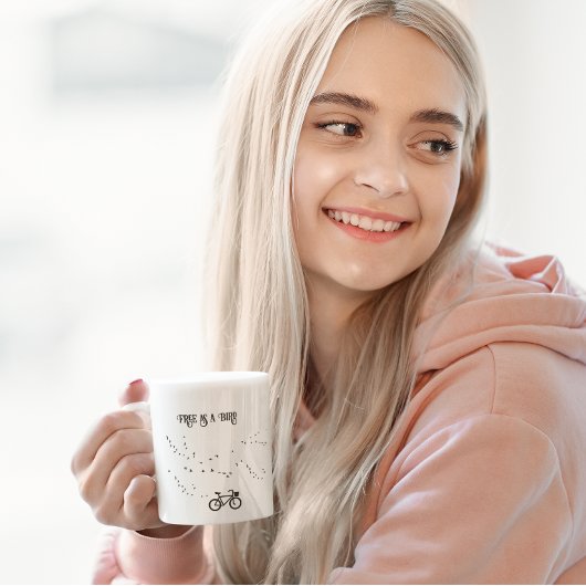 サイクリングライフ、鳥として自由にカスタマイズ可能 ツートーンマグカップ