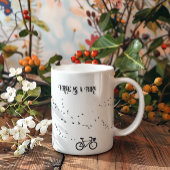 サイクリングライフ、鳥として自由にカスタマイズ可能 ツートーンマグカップ