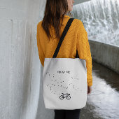 サイクリングライフ、鳥として自由にカスタマイズ可能 トートバッグ