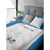 サイクリングライフ、鳥として自由にカスタマイズ可能 フリースブランケット