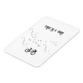 サイクリングライフ、鳥として自由にカスタマイズ可能 マグネット (左側)