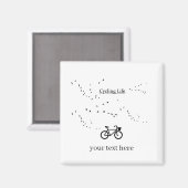 サイクリングライフ、鳥として自由にカスタマイズ可能 マグネット (正面/裏面)