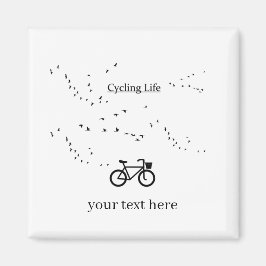 サイクリングライフ、鳥として自由にカスタマイズ可能 マグネット