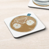 サイクリングラテアート コースター (左側)