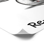 サイクリングリサイクルビン ポスター (角)