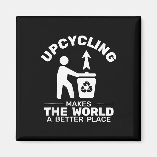 サイクリングリサイクル環境保護 マグネット (正面)