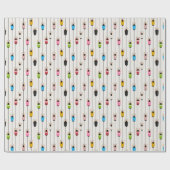 サイクリングレースクバイクスロードサイクリング&バイクもしくは自転車に乗る人 ラッピングペーパー (フラット)