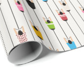 サイクリングレースクバイクスロードサイクリング&バイクもしくは自転車に乗る人 ラッピングペーパー (ロールコーナー)