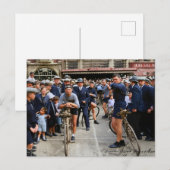 サイクリングレースパリルバワ1900カラーレドゥックス ポストカード (正面/裏面)