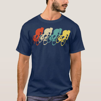 サイクリングヴィンテージレトロ70s 80s自転車サイクリスト tシャツ