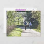 サイクリング一緒はがき ポストカード (正面/裏面)