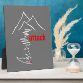 サイクリング上昇、攻撃 フォトプラーク (側面)