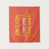 サイクリング動機引用文 タペストリー (正面)