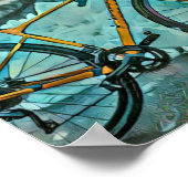 サイクリング恋人の贈り物 ポスター (角)