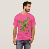 サイクリング恐竜 Tシャツ (正面フル)