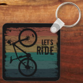 サイクリング感動的引用文 キーホルダー (裏面)