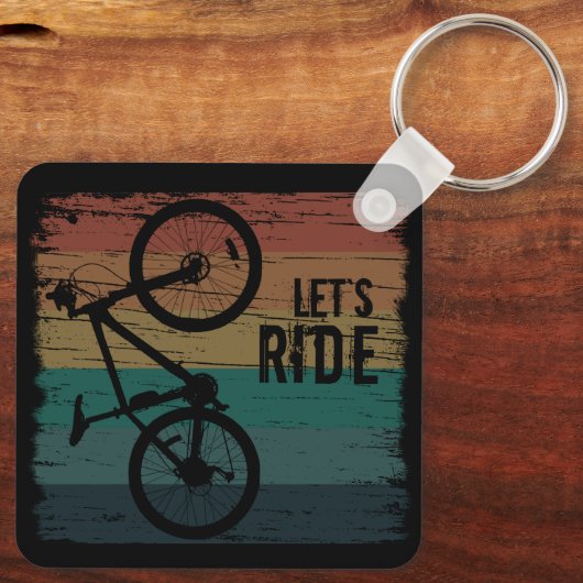 サイクリング感動的引用文 キーホルダー (裏面)