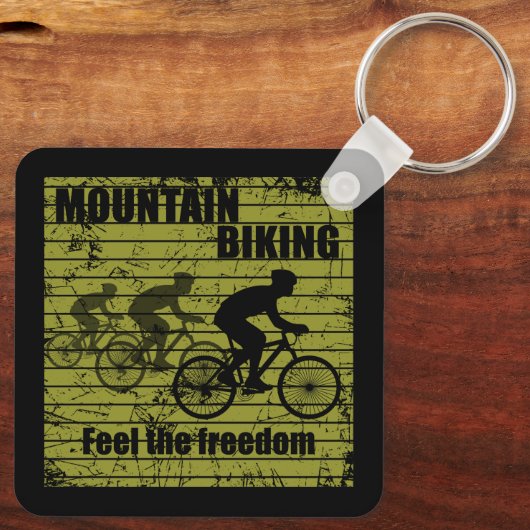 サイクリング感動的引用文 キーホルダー (裏面)