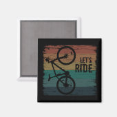 サイクリング感動的引用文 マグネット (正面/裏面)