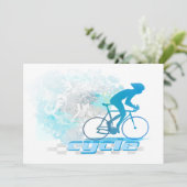 サイクリング招待状 招待状 (スタンド正面)