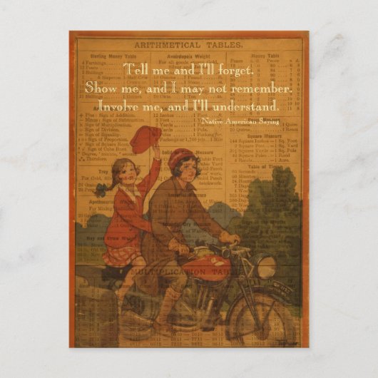 サイクリング新学期 ポストカード (正面)