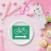 サイクリング方向矢印紙プレート ペーパープレート (パーティー)