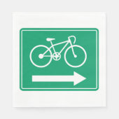 サイクリング方向 スタンダードランチョンナプキン (正面)