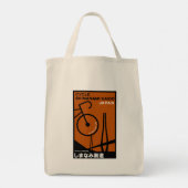 サイクリング日本のアート トートバッグ (裏面)