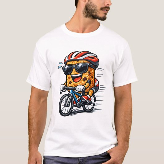 サイクリング朝食バー Tシャツ (正面)