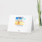 サイクリング沿いのビーチ カード (裏面)