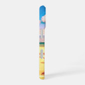 サイクリング沿いのビーチ iPhone 16ケース (右側面)