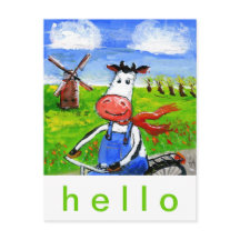 サイクリング牛