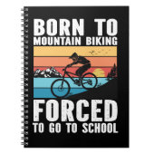 サイクリング生まれから山サイクリングへScに行くことを余儀なくされた ノートブック (正面)