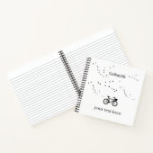 サイクリング生活、鳥のように自由 ノートブック (内部)